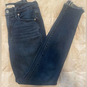 Good American “good legs” skinny jeans.